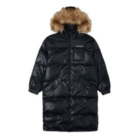 (WMNS) Converse Long Down Jacket 'Black' 10021989-A02