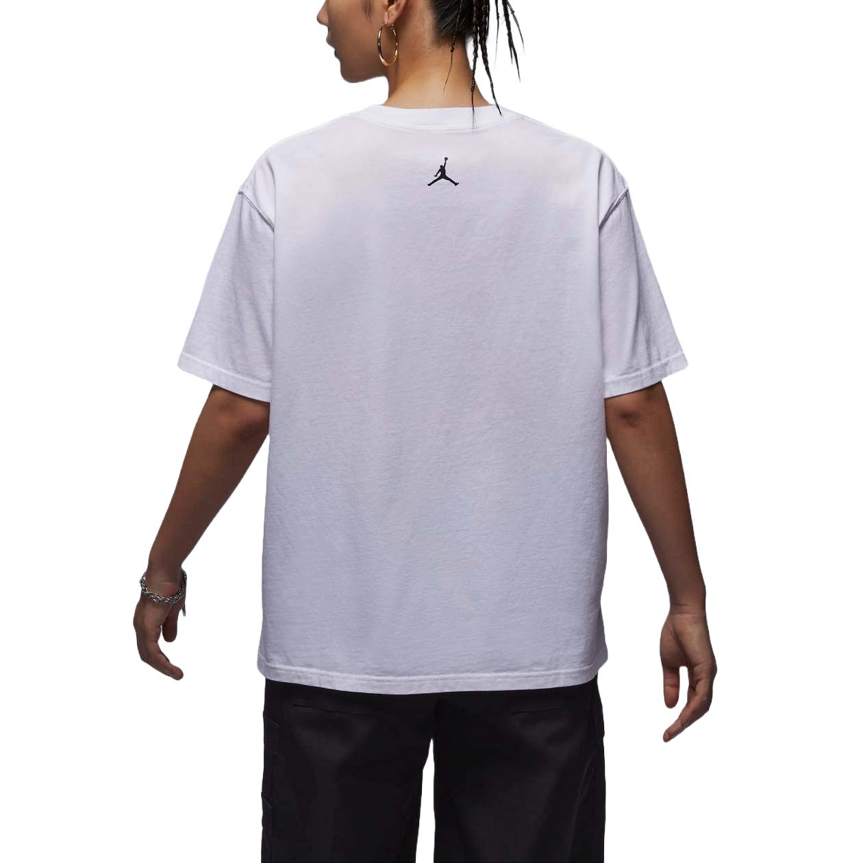 (WMNS) Air Jordan Graphic T-shirt Asia Sizing 'White' FV7123-100
