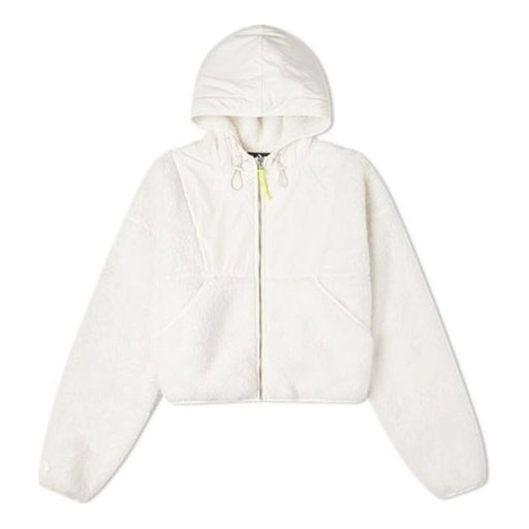 (WMNS) Converse Chuck Taylor Seasonal Woven Jacket 'White' 10020285-A01