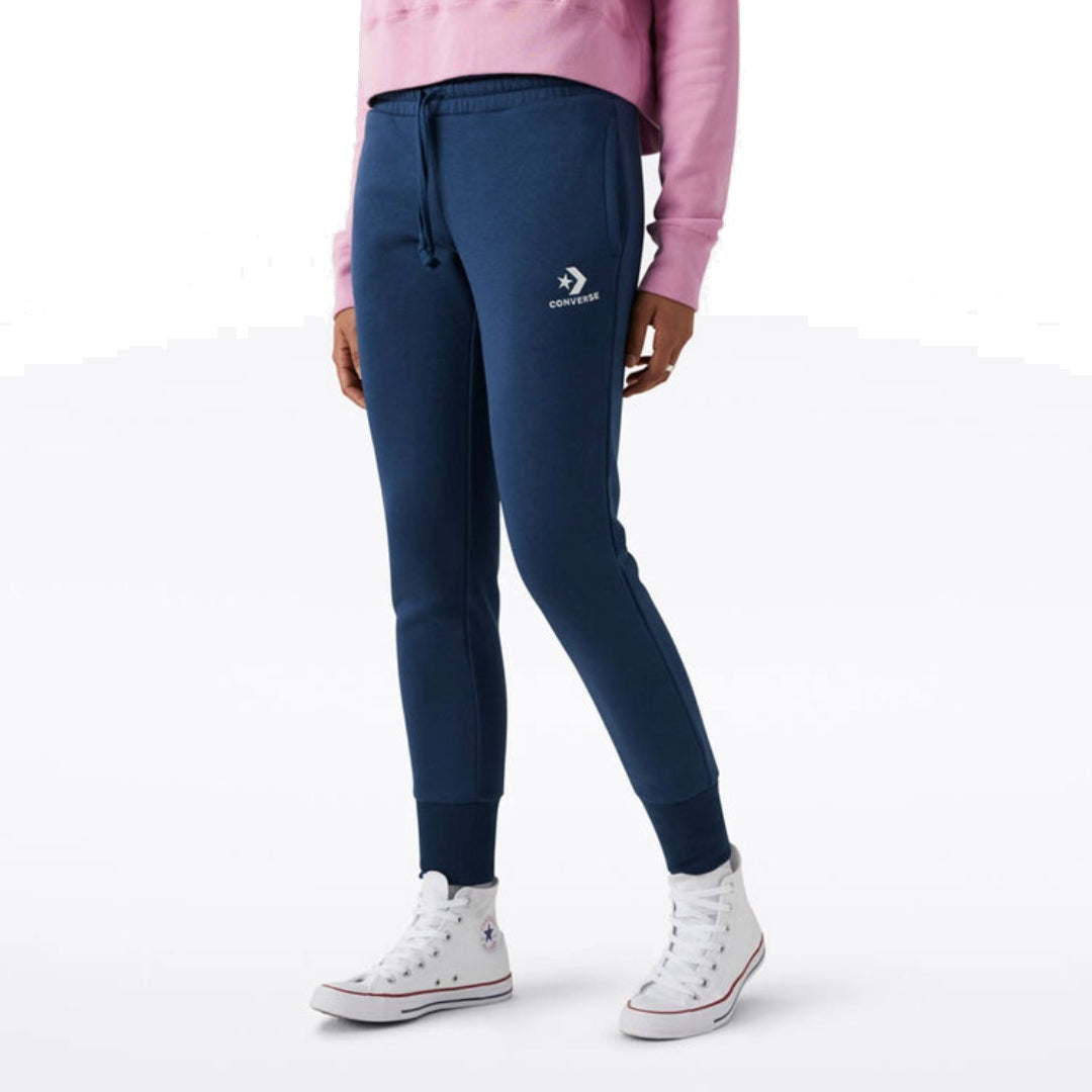 (WMNS) Converse Star Chevron EMB Pants 'Blue' 10008821-A02