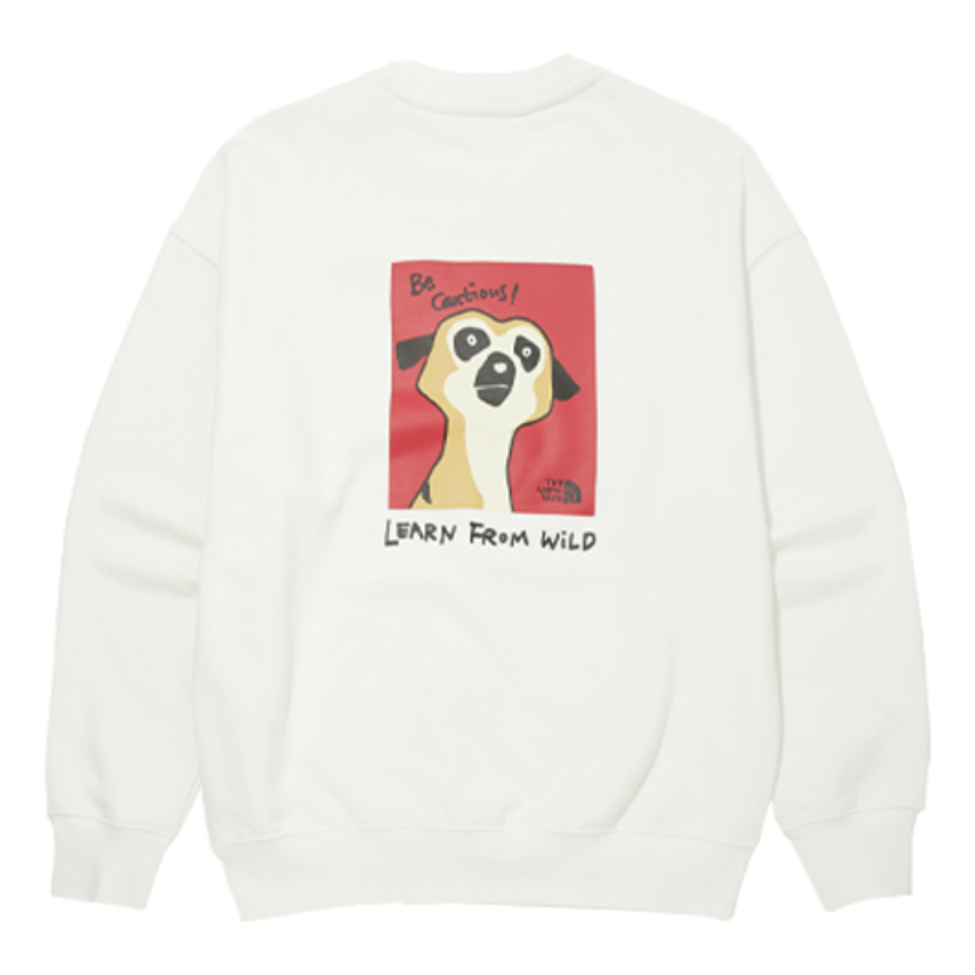 THE NORTH FACE Boma Sweatshirts 'White Orange' NM5MM54J