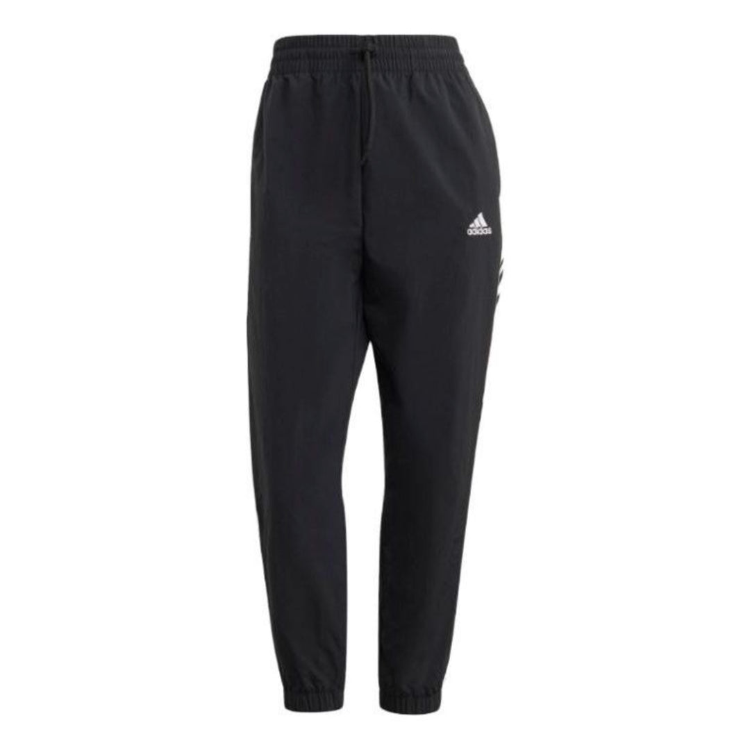 (WMNS) adidas Essentials 3-Stripes Woven 7/8 Pants Asia Sizing 'Black' HT3398