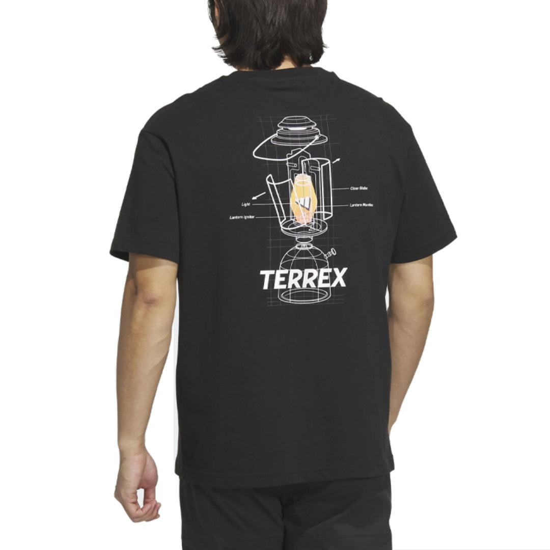 adidas Terrex Graphic T-Shirt 'Black White' IC1945