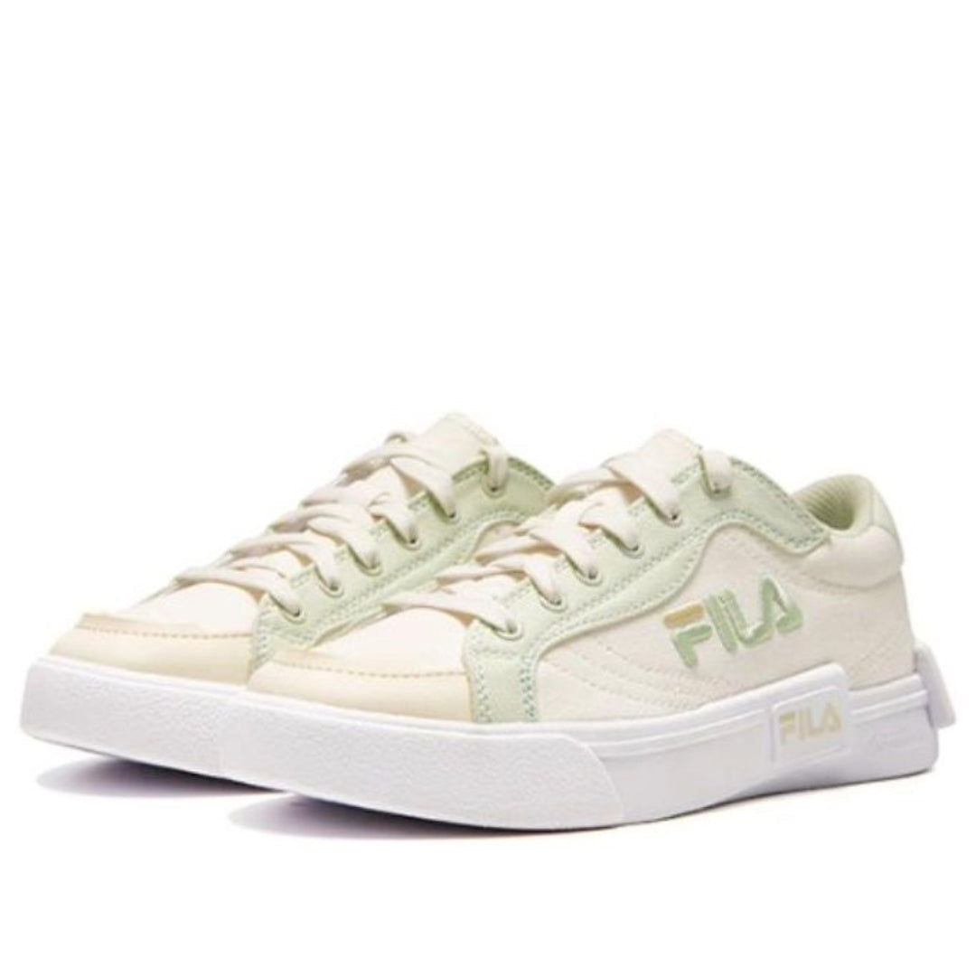 (GS) FILA FUSION Canva 'White Green' K15B321371PPWG