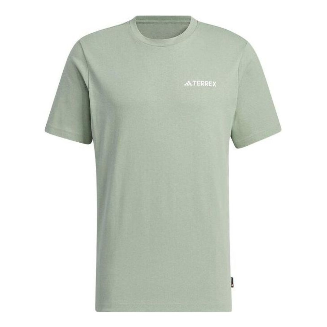 adidas Terrex Graphic T-Shirt Asia Sizing 'Green' IS0283