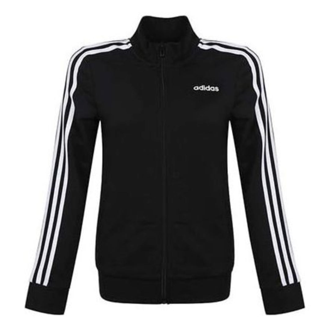 (WMNS) adidas Essentials 3-Stripes Track Jacket Asia Sizing 'Black Whiteb' DP2411