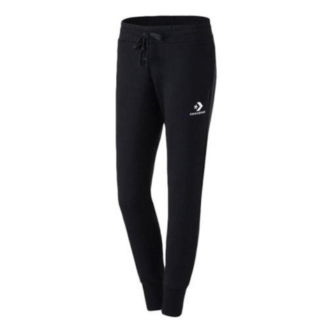 (WMNS) Converse Star Chevron EMB Pants 'Black' 10008924-A01