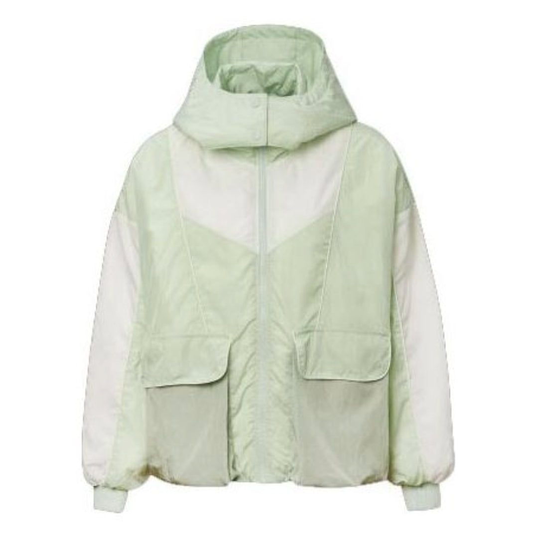 (WMNS) Converse Winter Hooded Windproof Insulated Jacket 'Teal' 10020547-A02