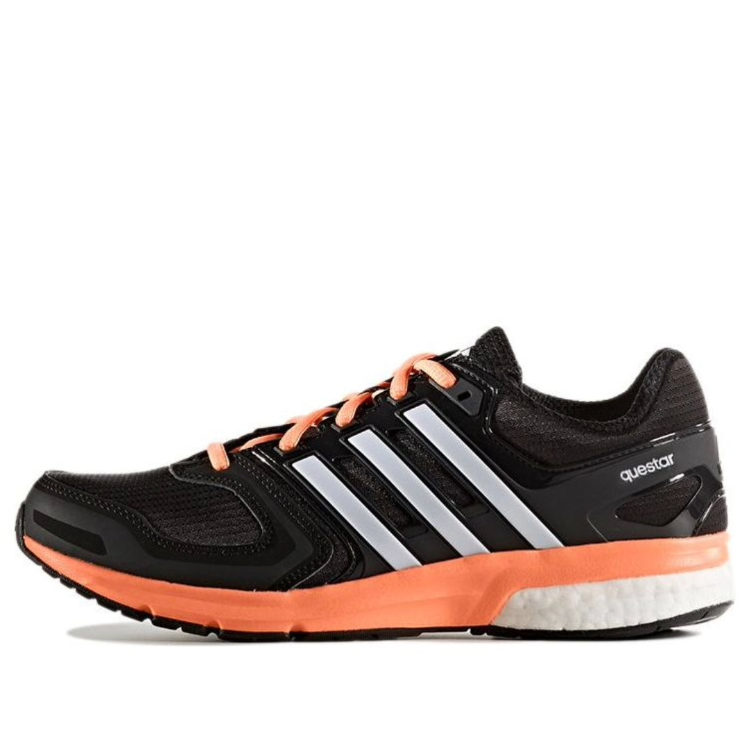 (WMNS) adidas Questar 'Black White Orange' S76733