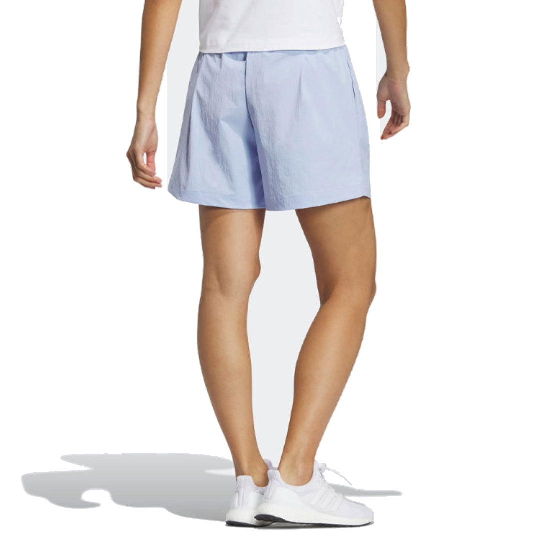 (WMNS) aidads Graphic Woven Shorts Asia Sizing 'Teal' HY2854