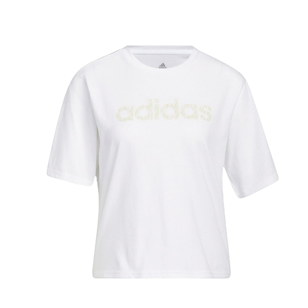 (WMNS) adidas Water Tiger Graphic Crop T-Shirt 'White' HE4933