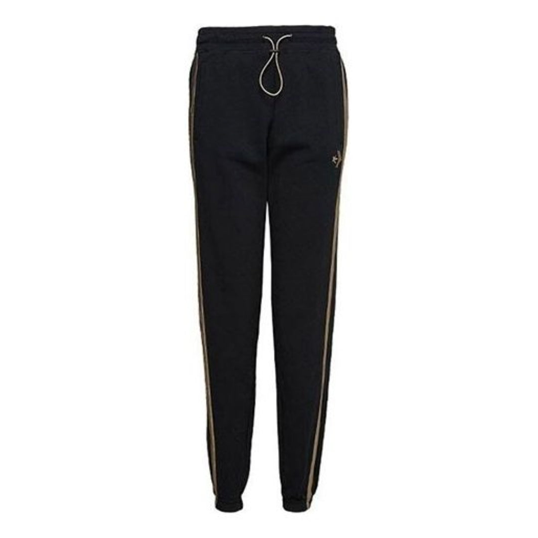 (WMNS) Converse Colourblock Shine Pants 'Black' 10017036-A01