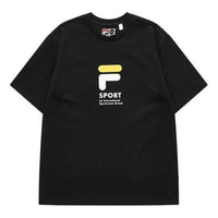 FILA FUSION Graphic T-Shirt 'Black Yellow' T51M122103A-BK