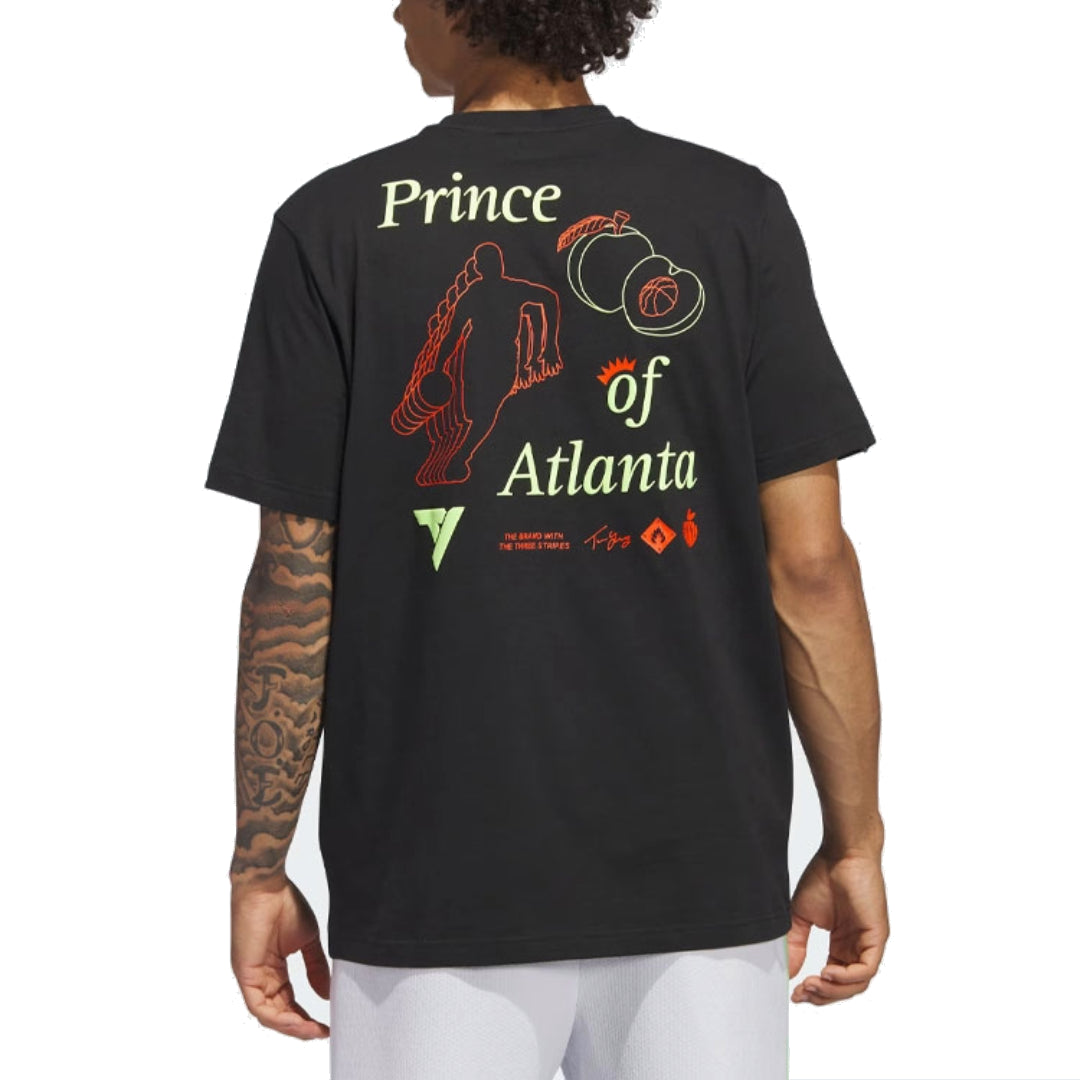 adidas Trae Prince Of Atlanta Signature T-Shirt 'Black' II7795