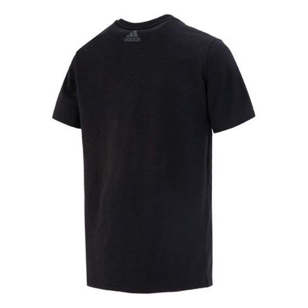 (WMNS) adidas Must Haves Badge of Sport T-Shirt Asia Sizing 'Black White' HY2876