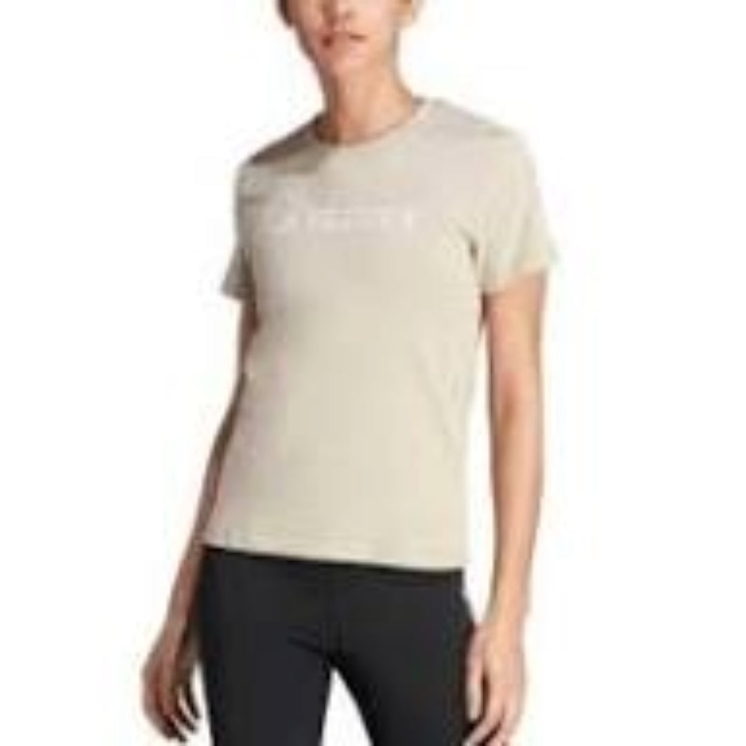 (WMNS) adidas Terrex Classic Logo T-Shirt Asia Sizing 'Beige' IB1157