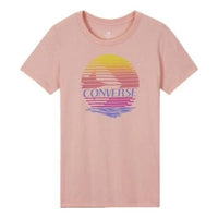 (WMNS) Converse Icon Remix Classic T-Shirt 'Pink Yellow' 10017094-A05