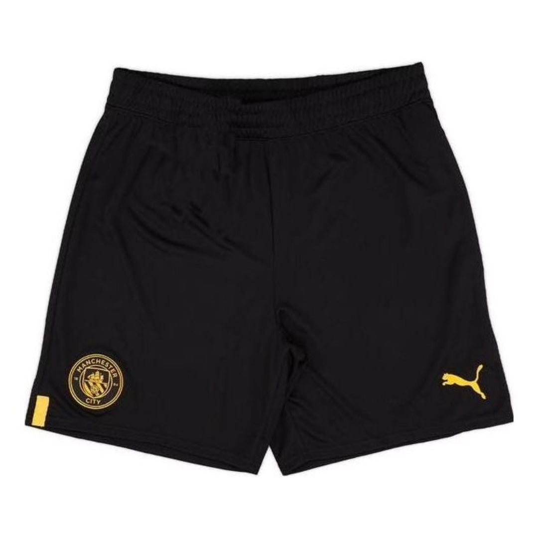 PUMA Manchester City F.C. 22/23 Replica Shorts 'Black Gold' 765752-02