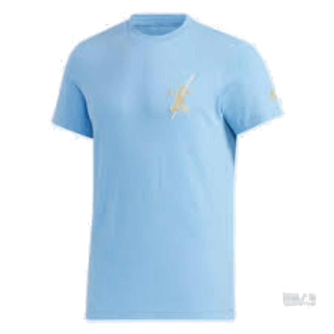 adidas 5 Generals DON T-Shirt 'Blue Gold' GK5212