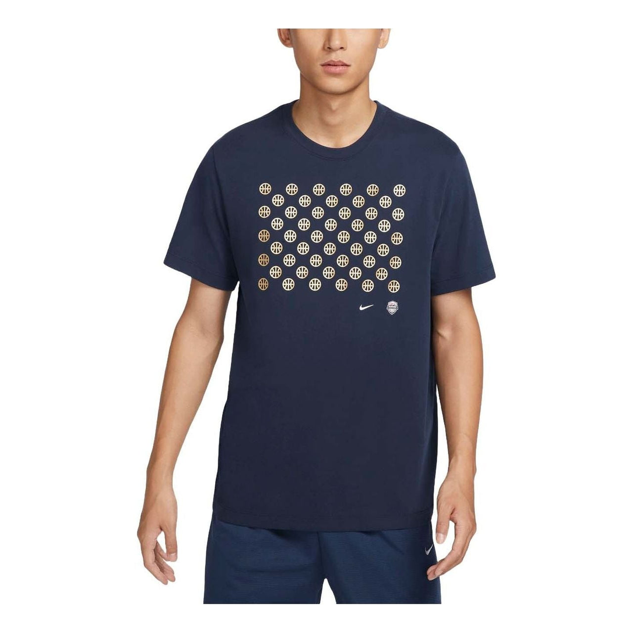 Nike USA Basketball T-shirt Asia Sizing 'Black' HF6072-451