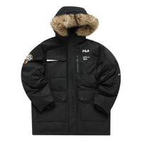 FILA FUSION Multi Pocket Down Jacket 'Black' T11M145908F-BK