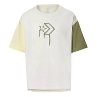 (WMNS) Converse Logo Printed T-Shirt' White Green' 10020854-A02