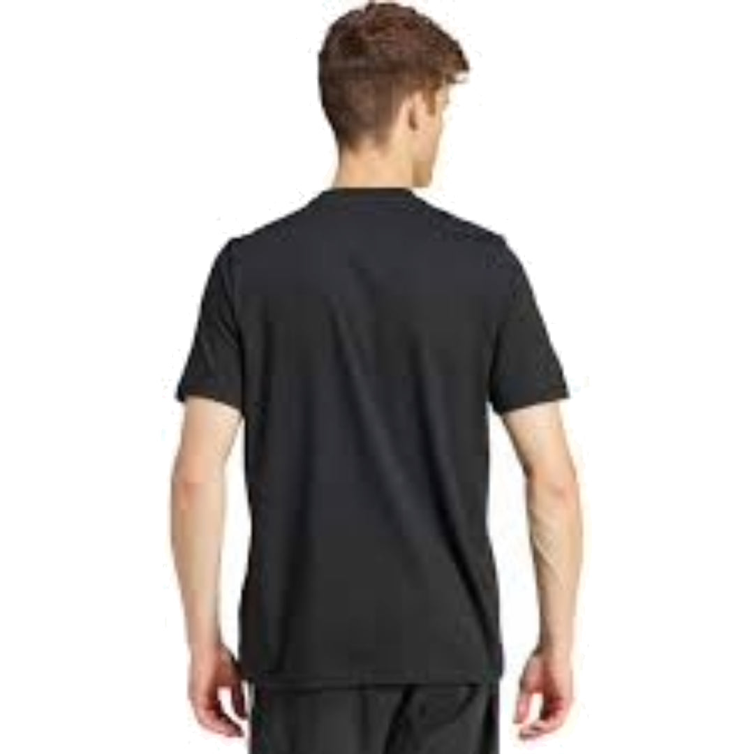 adidas Landscape Sportswear Graphic T-Shirt Asia Sizing 'Black White' IS2863