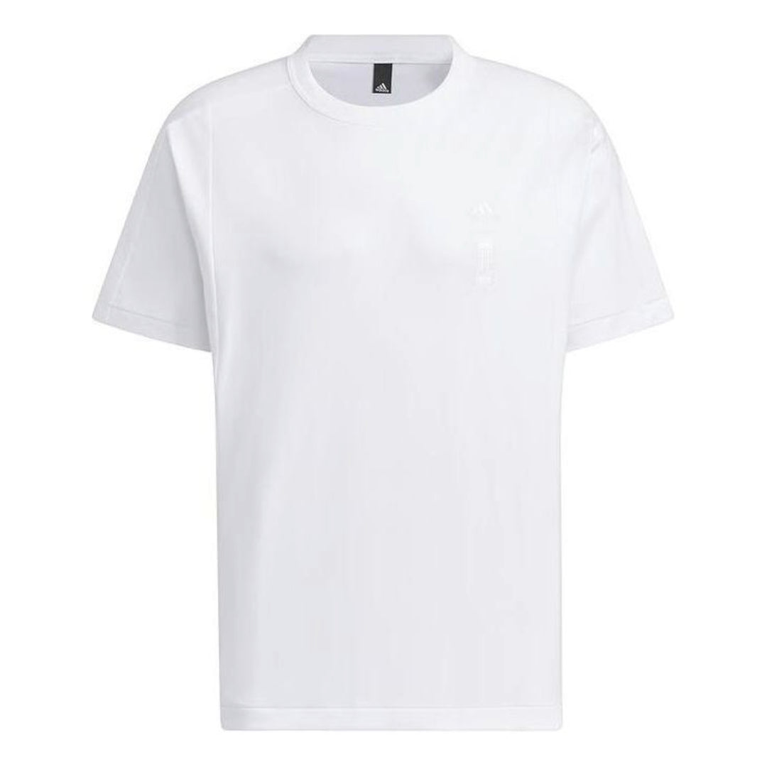adidas Casual Pullover Sports T-Shirt Asia Sizing 'White' IX4273