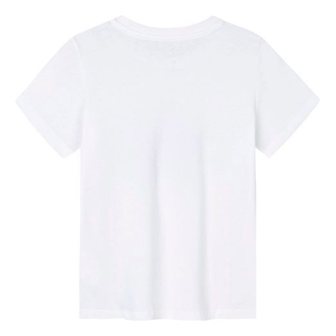 (WMNS) Converse Logo Printed T-Shirt 'White Black' CV2422055GS-002