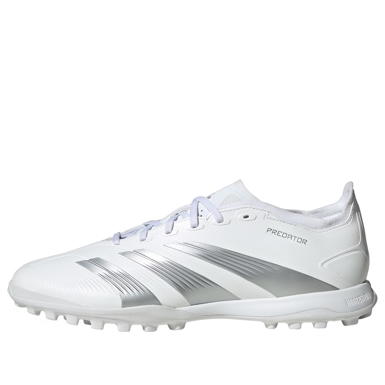 (WMNS) adidas Predator 24 League Low Turf 'White Silver' IE2613