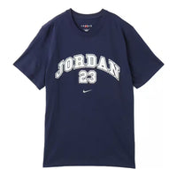 Air Jordan MVP T-Shirt Asia Sizing 'Navy White' IB7525-410