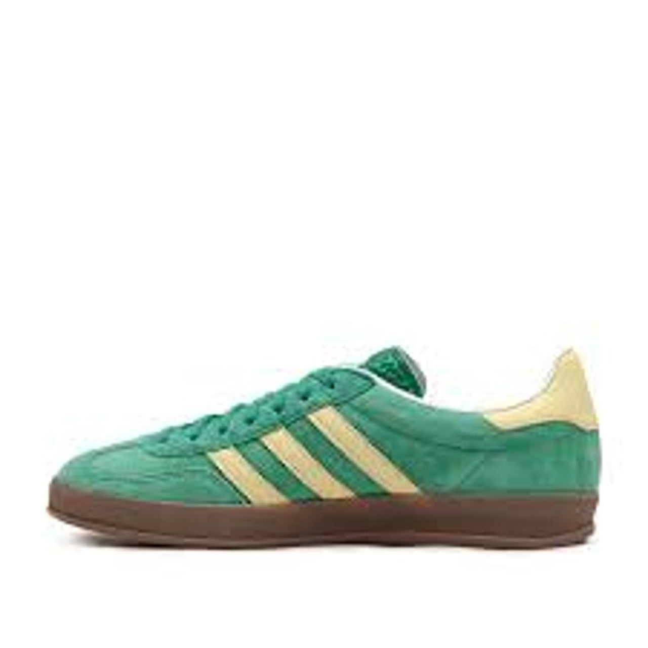 adidas Original Gazelle Indoor 'Green Yellow Tan' IH7500