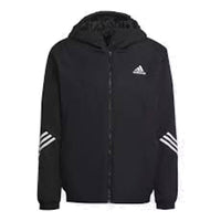 adidas Back to Sport Hooded Jacket 'Black White' HG6010