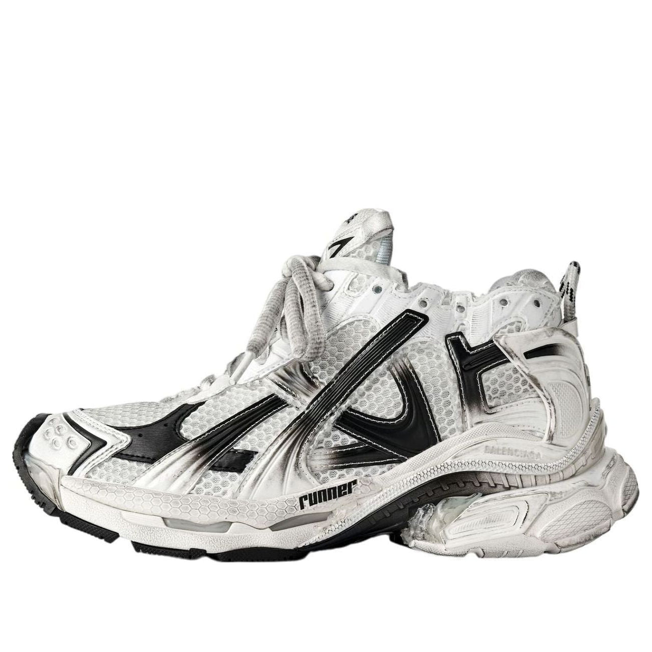 (WMNS) Balenciaga Runner Gradient 'White Black' 772767WRUNG9010