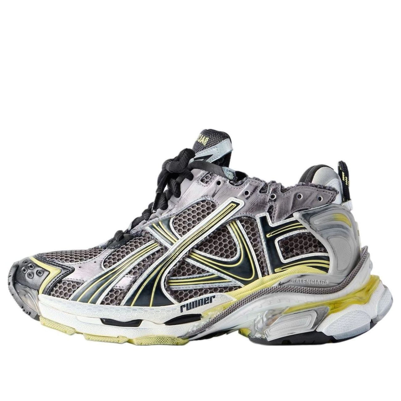 Balenciaga Runner 'Grey Yellow' 772774W3RMU1279