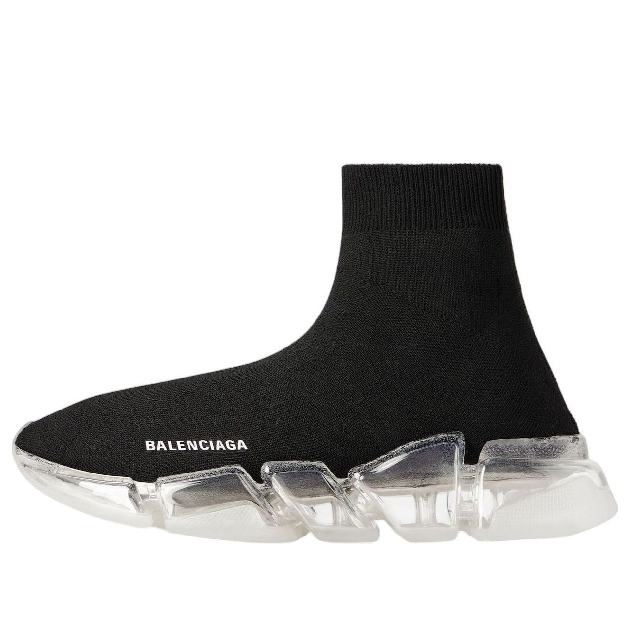 (WMNS) Balenciaga Speed 2.0 'Black Clear Sole' 617196W2DC41090