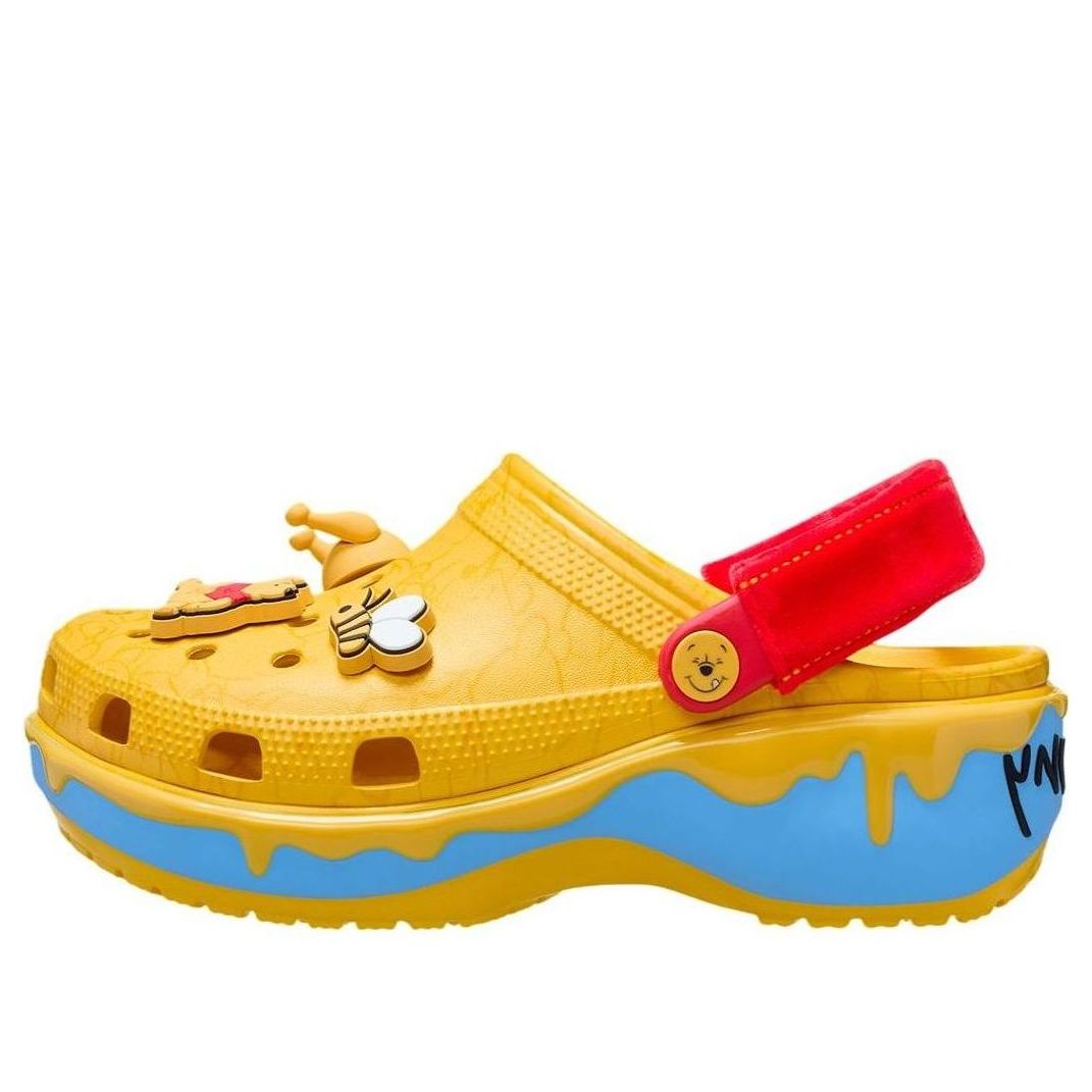 (WMNS) Crocs x Disney Winnie the Pooh Classic Platform Clog 'Yellow Red' 211092-90H