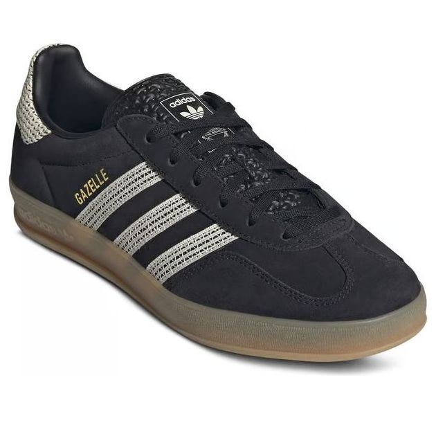 (WMNS) adidas Gazelle Indoor 'Black Wonder White' JI2755
