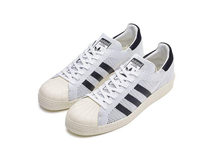 adidas Superstar 80s Primeknit 'Cloud White Black' S77440