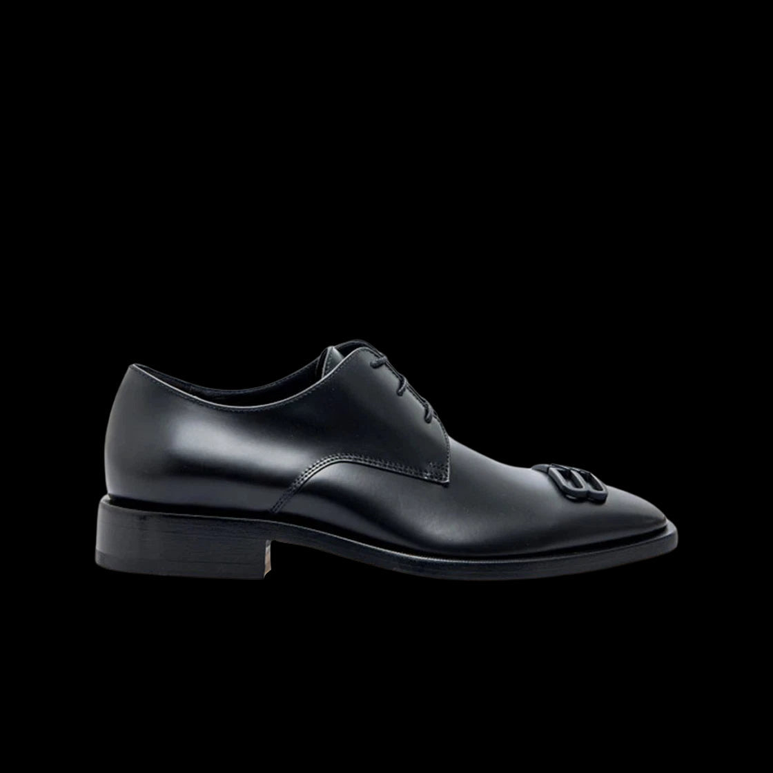 Balenciaga BB Icon Derby Shoes 'Black' 712642WA8E31000