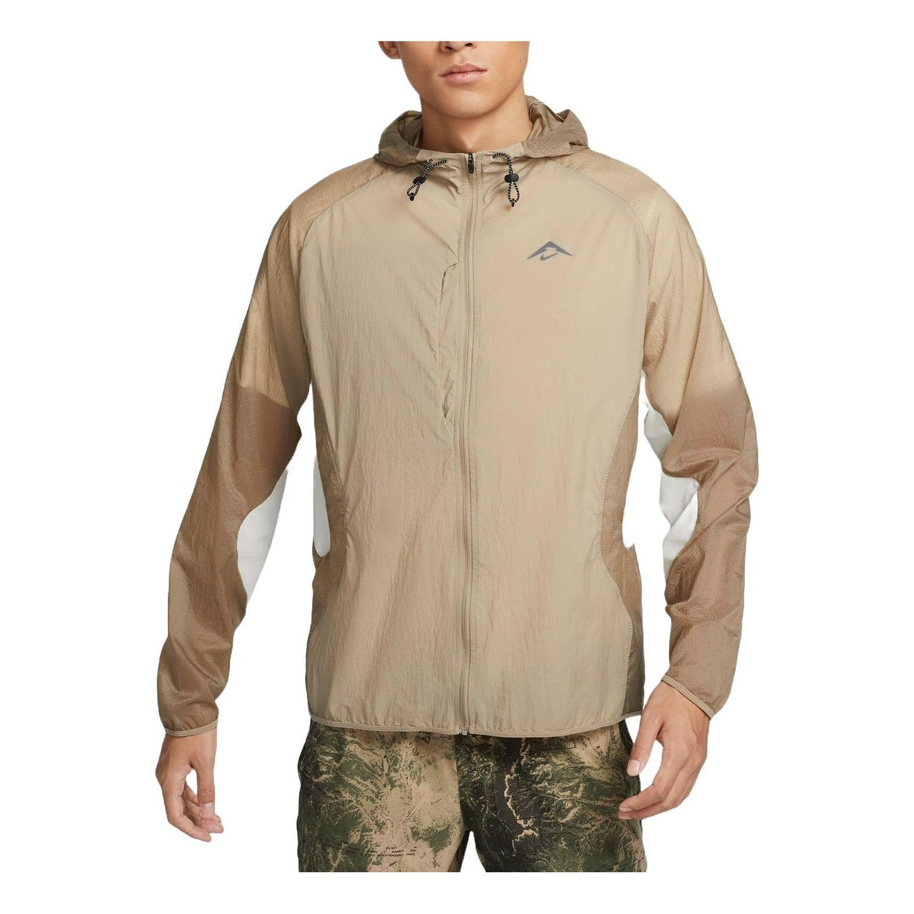 Nike Trail Aireez Running Jacket Asia Sizing 'Khaki' FN4003-247