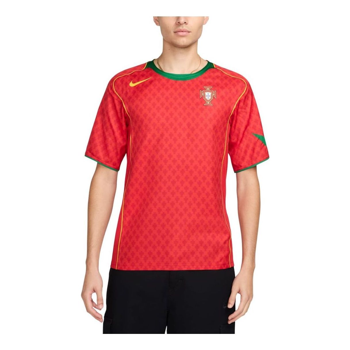 Nike Portugal 2004 Reissue Replica Jersey 'Sport Red Green Yellow' HF6851-614