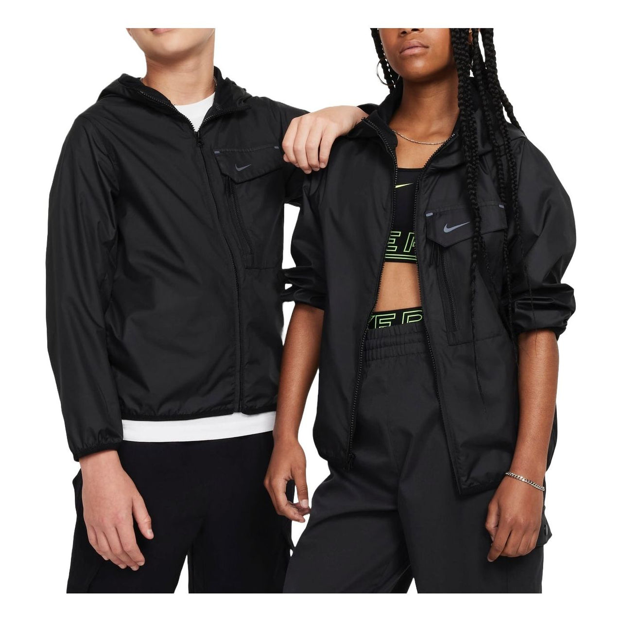(GS) Nike Sportswear City Utility Jacket 'Black' FZ4905-010