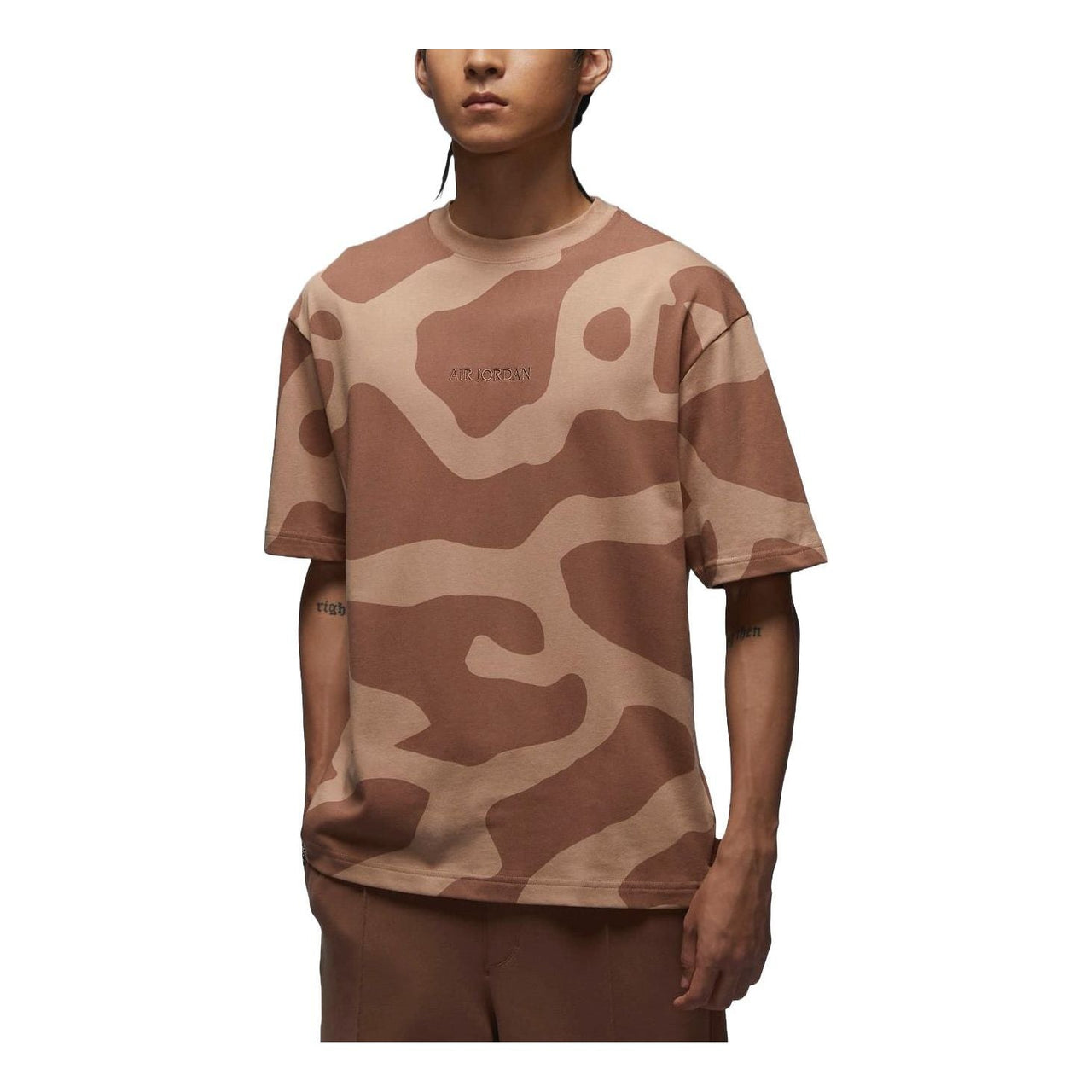 Air Jordan Wordmark 85 Graphic T-Shirt Asia Sizing 'Light Brown' HF0259-223