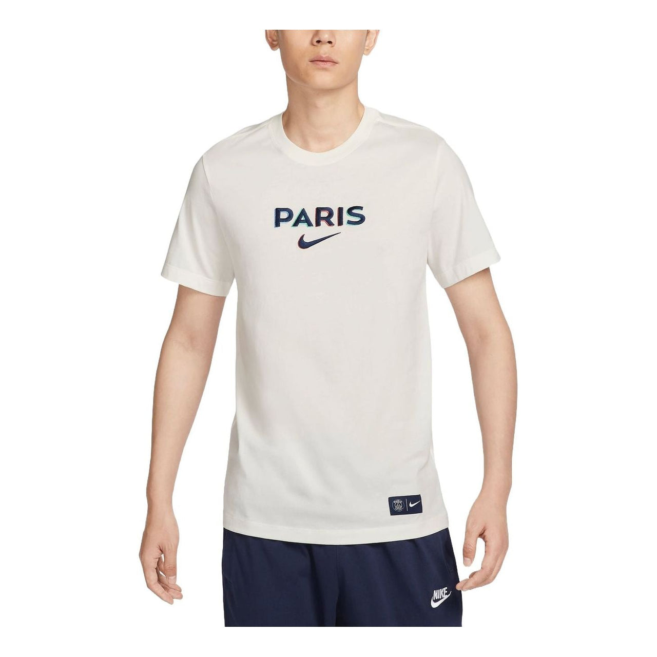 Nike Paris Saint-Germain Soccer T-Shirt Asia Sizing 'Sail' HJ9761-133