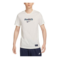 Nike Paris Saint-Germain Soccer T-Shirt Asia Sizing 'Sail' HJ9761-133