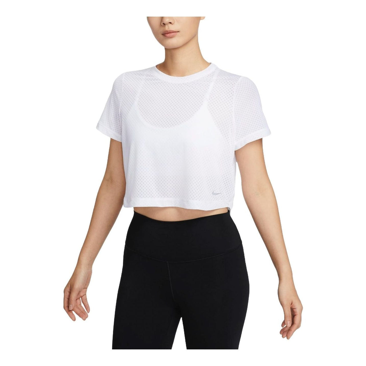 (WMNS) Nike One Classic Dri-FIT T-shirt Asia Sizing 'White' FN4118-100