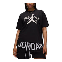 Air Jordan x Nina Chanel Abney T-shirt Asia Sizing 'Black' FZ7525-010