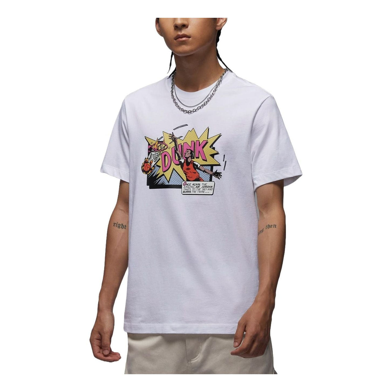 Air Jordan Graphic T-Shirt Asia Sizing 'White' FZ1940-100