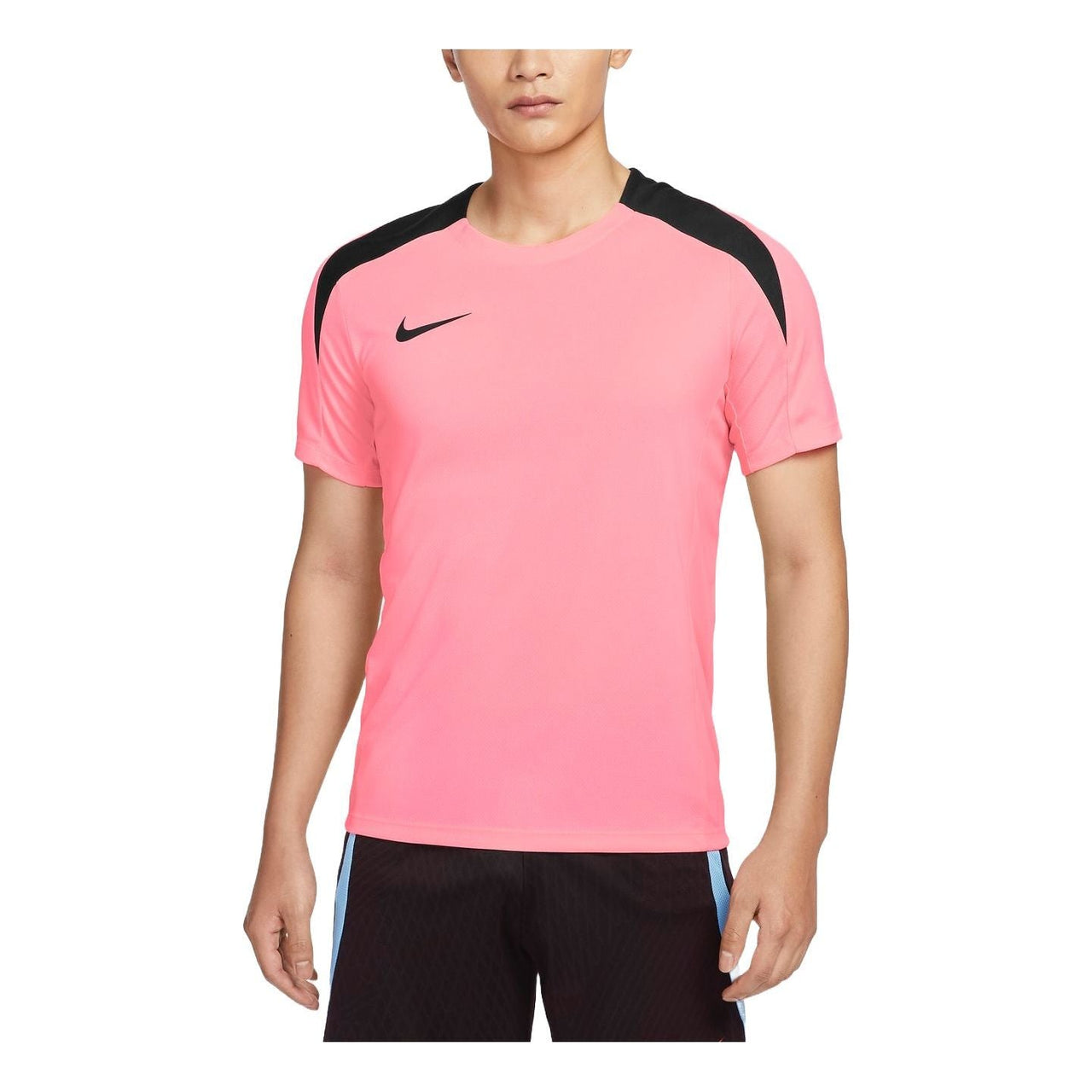 Nike Strike Dri-FIT Football T-shirt Asia Sizing 'Pink Black' FN2400-628